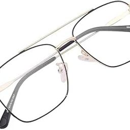 Eyewear world Blue Cut Reading Glasses For Men, Blue Light Blocking Reading Glasses For Men 1.00 1.25 1.50 1.75 2.00 2.25 2.50 2.75 3.00 Anti Glare Hydrophobic Golden Black Double Bridge-image-92