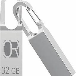 CROSS 3.0 USB Flash Drive/Pen Drive with Metal Body - Silver | External Storage Device 4GB 8GB 16GB 32GB 64GB 128GB Pen Drive | Compatible with Laptop, Desktop, Projector, Car, Audio (32GB)-32