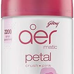 Godrej aer Matic Refill - Automatic Air Freshener with Flexi Control/Petal Crush Pink (225ml)-22