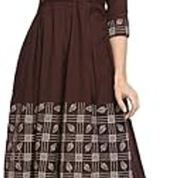 DUMMY SHAPE Feeding Kurti for Women| Anarkali Maternity Dress with Nursing Zip for Breastfeeding & Pregnancy in Cotton Rayon-image-13