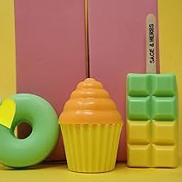 Sage & Herbs Kids Soap Gift Hamper| Donut, Cupcake & Popsicle Shaped Soap | Gift Set For Kids | Rakhsa Bandhan Gift Set, Birthdays, Children's Day | Handmade & Handcrafted Soaps | For Boys & Girls | Set of 3-image-25