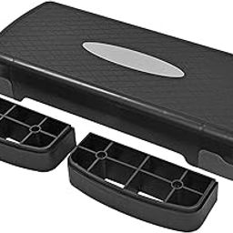Body Tech Aerobic Stepper Adjustable Aerobic Platform Stepper with Risers Step Aerobics Trainer Home Gym Exercise Fitness Stepper-image-8