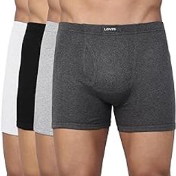 Men's Cotton Classic Solid Boxer Briefs-picture-17