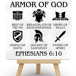 Kachi Pencil ARMOR OF GOD Inspirational Gifts for Women Men,Christian Religious Gift,Table Decor Wooden Plaque with Easel for Home Office Desk Décor-KCSTAND-414-image-36