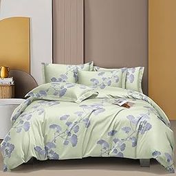 VIVEA RESERVE Ultra-Soft Luxury Double Bed AC Comforter Set | 90x100 Inch | Includes 1 Comforter, 1 Bedsheet & 2 Pillow Covers | All-Season Premium Bedding Set Norway-image-2