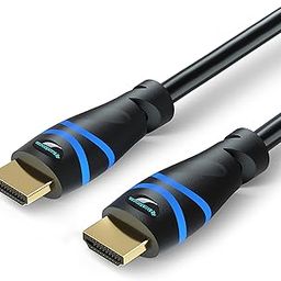 BlueRigger 8K HDMI 2.1 Cable(3FT, 8K 60Hz HDR, 4K 120Hz, High Speed 48Gbps with Ethernet, eARC, 3D, HDCP 2.3) - Compatible with PS5, Xbox, Roku, Apple TV, Switch, PC-13