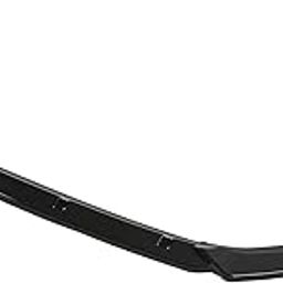 Front Bumper Splitter, Durable High Gloss Anti UV ABS Front Bumper Lip for Protect(Bright Black)-image-12
