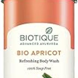 Biotique Bio Apricot Refreshing Body Wash | Keeps Skin Fresh and Clean | Brightens Skin and Reducing Dark Spots | 100% Botanical Extracts | Suitable for All Skin Types | 800ml-30