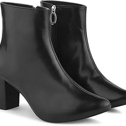 Women's Low Heel Chelsea Ankle Boots Fashion with Side Zipper Elastic Fall Booties Shoes-image-43