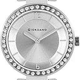 Eleganza Collection Analog Watch for Women with Diamond Studded Case and Urban Fashion Metal Strap Ladies Wrist Watch Gift for Women GD4051-5