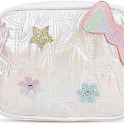 Laser Holographic Fluffy Self Quilted Crossbody Bag Sling Cute Shoulder Bag Purse Handbag Cute Tote Girl Messenger Child Tote Wallet kids Crossbody Bag(Fluffy Self Quilted Multi Colour)-0
