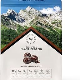 Wellbeing Nutrition Organic Vegan Plant Protein Isolate | 22g Protein, 5g BCAA, 3B CFU Probiotics, Enzymes, 3g Fiber, 5 Alkalizing Greens | NO Bloating, Easy to Digest| Belgian Dark Chocolate, 500gm-9