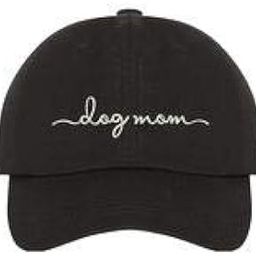 The Hat Connection - Dog Mom Embroidered Baseball Hat - Dog Lovers Hat, Black, One Size-image-3