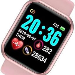 Drumstone Bluetooth D20 SmartWatch with Heart Rate Monitor for All Mens/Womens/Boys/Girls with Beautiful Rosegold Color-9
