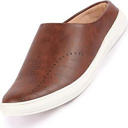 Men's Back Open Stylish Slip On Shoes-image-70