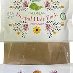 Deepa's Exclusive Herbal Hair Pack (Natural Hair Color for Black Hair) 250gms-image-12