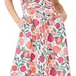 Women Floral & Fruit Print Halter Neck Pleated Detail Flared Fusion Jumpsuit-image-23