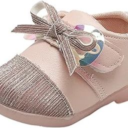 Baby Toddler Girls Anti-Slip Socks Shoes Rubber Soles with Bowknot Pink 19-image-18