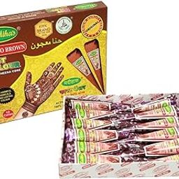 MADIHAS Henna Instant Copper Cone Pack of 12 (28gm each)-image-37