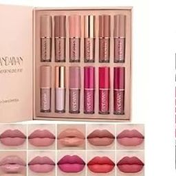 Liquid Matte Lipstick (12pcs set) & 36H Eyeliner (Pack of 3)-image-16
