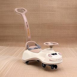 eHomeKart Beetle Swing Car Rider with Parental Handle -Beetle Twist and Swing Magic Car Ride On for Kids with Steering Music and Lights Age 3+-14