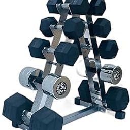 Body Maxx Vertical Dumbbells Rack for 6 Pairs Home Gym Rack-88