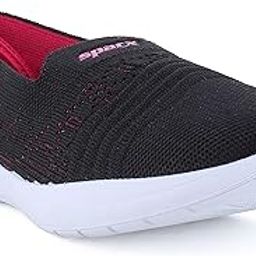 Women's Formal Mesh Shoes (SX-198L_Black Fuschia)-46
