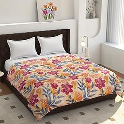 Shri Anand Creations 210 TC Premium Collection of Bedsheets and Duvet/Quilt Covers for Single and Double Bed. (Design: 05, Double Quilt Cover)-13