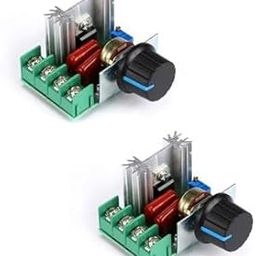 SP 2000W SCR Triac Electric Voltage Regulator, Thyristor Module, E-Dimmer AC 220V - Temperature/Motor Speed Controller, Light Dimmer (Pack of 2)-1