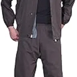 dollar Men PVC Full Sleeve Solid Reversible Raincoat Set With Adjustable Hood and Pocket-picture-19
