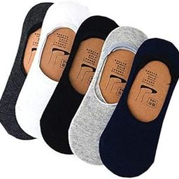 Men & Women Cotton Loafer/Footies/No Show Socks With Anti-slip Silicon For Formal & Sports Wear (Pack of 5)-image-2