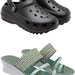 Extra Soft Classic Casual wear with Flexibility Technology Wedges Combo for Women's/Girl's(6130-1948)()-image-93
