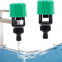 2 Pcs Pipe Connector Joint, Tap Connector for Water Pipe, Green Hose Connector Water Pipe Connector for Gardening Toilet Kitchen Multi-Functional Cleaning Washing Hose Connector-image-98