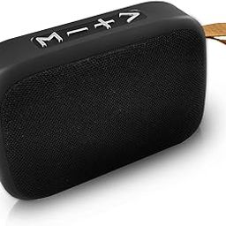 SYVO Soul 100 Bluetooth 5.0 Wireless IPX4 Super Bass, HD Sound, Aluminium Alloy Portable 3W Bluetooth Speaker with Mic (Black)-18