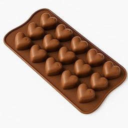 Sulfar Silicone Chocolate Mould Heart Shaped Chocolate Molds, Homemade Protein and Energy Bar Moulds-image-103