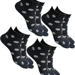 Women's Warm Winter Ankle Length Thick Woolen Thumb Socks - Pack of 4, Black Color-picture-11