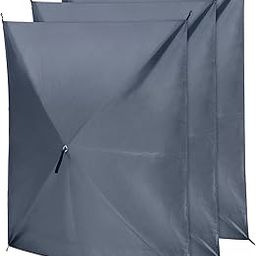 PAMAPIC Fabric Screen Sun Protection and Windproof Gazebo Accessory Only (3 Pack) - Gray-image-71