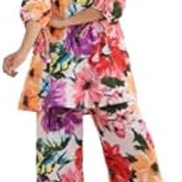 Women's Pure Cotton Multicolor Printed Co-ord Set-image-41