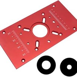 THE STYLE SUTRA M8 Router Table Insert Plate Router Flip Plate for Milling Table Lightweight Red-image-98