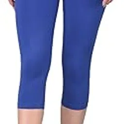 comfort lady Premium Stretchable Cotton Capri Legging for Women | Suitable for Formal wear & Casual wear | Indoor/Outdoor Capris for Travel, Yoga, & Workout.-picture-34