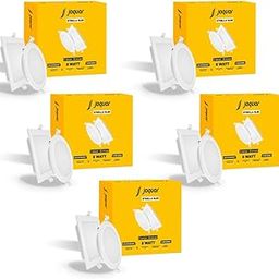 Jaquar Strella Slim 8W Square Recess Down Light - Cool White, Energy Efficient LED Ceiling Light for Home and Office (Pack of 5)-image-12