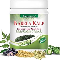 Bansiwala Karela Kalp Blood Sugar Control/Sugar Level Balance Ayurvedic Medicine|Madhumeh Nashak Type 1 Type 2 Blood Sugar Care/Sugar Guard/Glucose Regulator Neem Jamun Gudmar Granules - 400gm-image-95