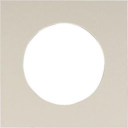 CountryArtHouse Grey Acid Free 23x23 Circle Picture Frame Mat with White Core Bevel Cut for 19x19 Pictures - Fits 23x23 Frame - Pack of 1 Matboard Show Kit with Acid Free Backing & Clear Bag-image-82