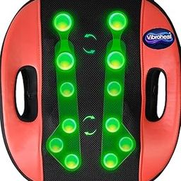 Vibroheal Back Massager Cushion with 12 Rubbing Balls, Portable Pain Relief Device for Back, Neck, Shoulder, Calf, Thigh, Random Colour-image-29