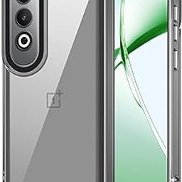 amazon basics Back Case Cover for OnePlus Nord CE 4 5G (Polycarbonate, Thermoplastic Polyurethane_Translucent Black)-2