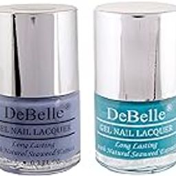 DeBelle Natural Nail Polish Combo Kit of 4, Pastel Green(Mystique Green),Turquoise Blue(Royale Cocktail),Purple(Blueberry Bliss),Light Majenta(Laura Aura),32 ml(8 ml Each)-image-23