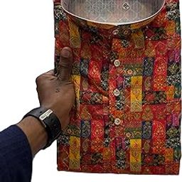 GLE Men's Shaded Lucknowi Embroidered Kurta Pyjama-picture-41