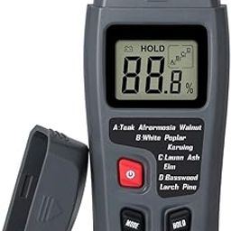 R-TEK Digital Wood Moisture Test Meter With Large LCD Display For Wood Moisture Detector With 2 Test Probe Pins-image-54