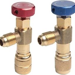 Serplex® Multifunctional R22/R410A Refrigeration Charging Adapter, Air Conditioning Charging Valve 1/4" SAE Male To 5/16"SAE Famale Safety Adaptor-image-4