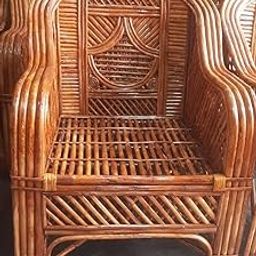 CRAFTCANE Bamboo Armchair, Kursi for Garden, Living Room, Home, Dining Room, Bedroom, Kitchen, Office, Outdoor, Cafe, Restaurant Balcony (Diya)-image-65